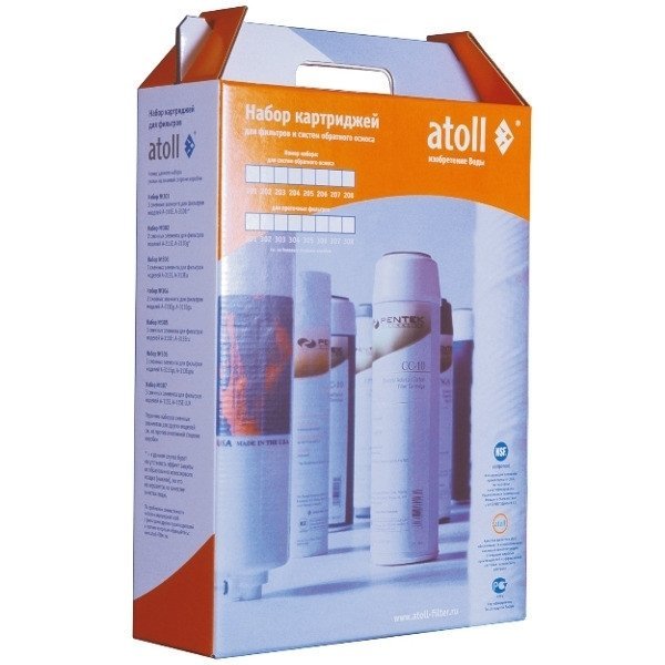 Набор фильтрующих элементов Atoll набор №308