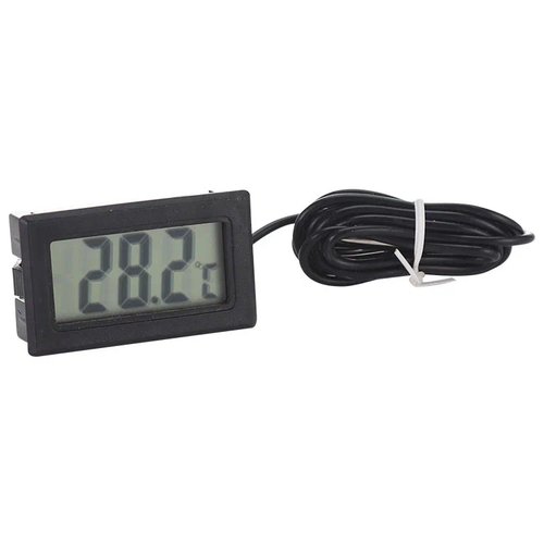 Термометр цифровой с выносным датчиком, для температуры воздуха и воды, для аквариума