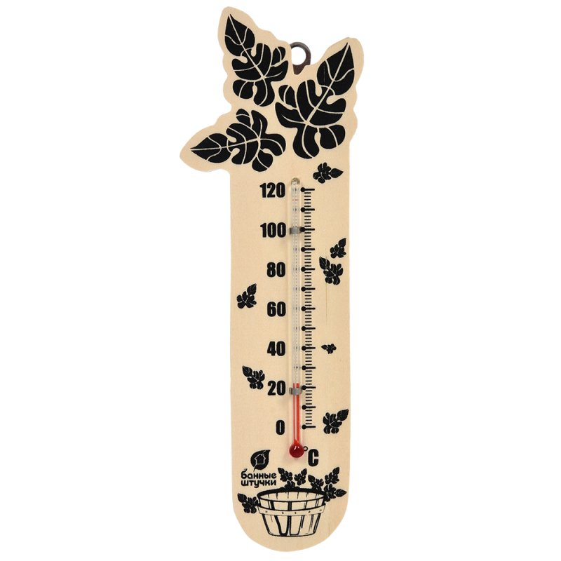 Термометр 'Банный веник' 17,5*4 см для бани и сауны 'Банные штучки' /10