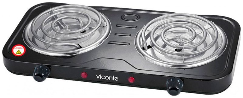 Настольная плита Viconte VC-906 черная